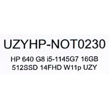 HP ProBook 640 G8 i5-1145G7 16 GB 512 GB SSD 14 inch FHD Win 11 Pro Naudotas