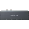 Canyon DS-5 USB 2.0 Type-C pilkos spalvos SD kortelių skaitytuvas 60 Hz