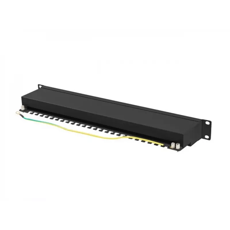 Patch panel 1U Lanberg PPSA-1024-B