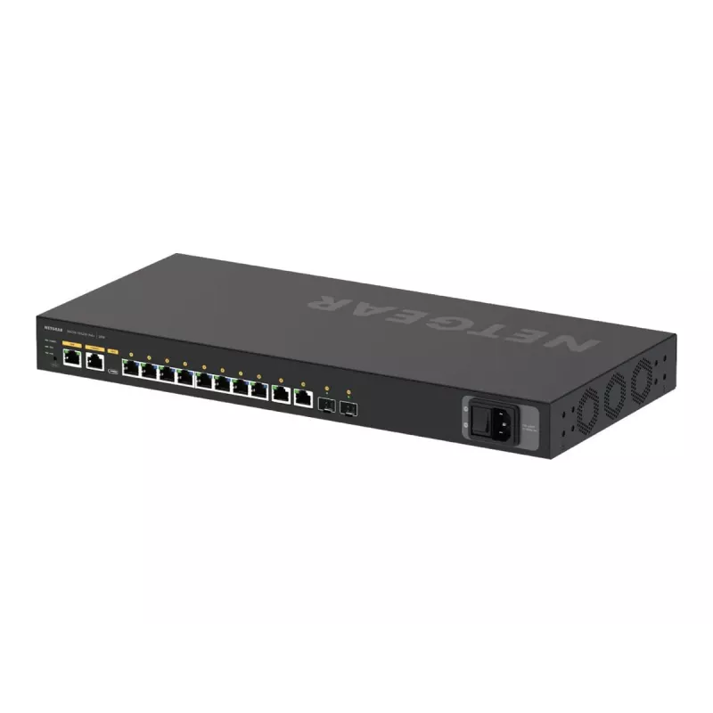 NETGEAR M4250-10G2XF-PoE+ valdomas L2/L3 gigabitinio eterneto (10/100/1000) jungiklis su PoE+ 1U juodas