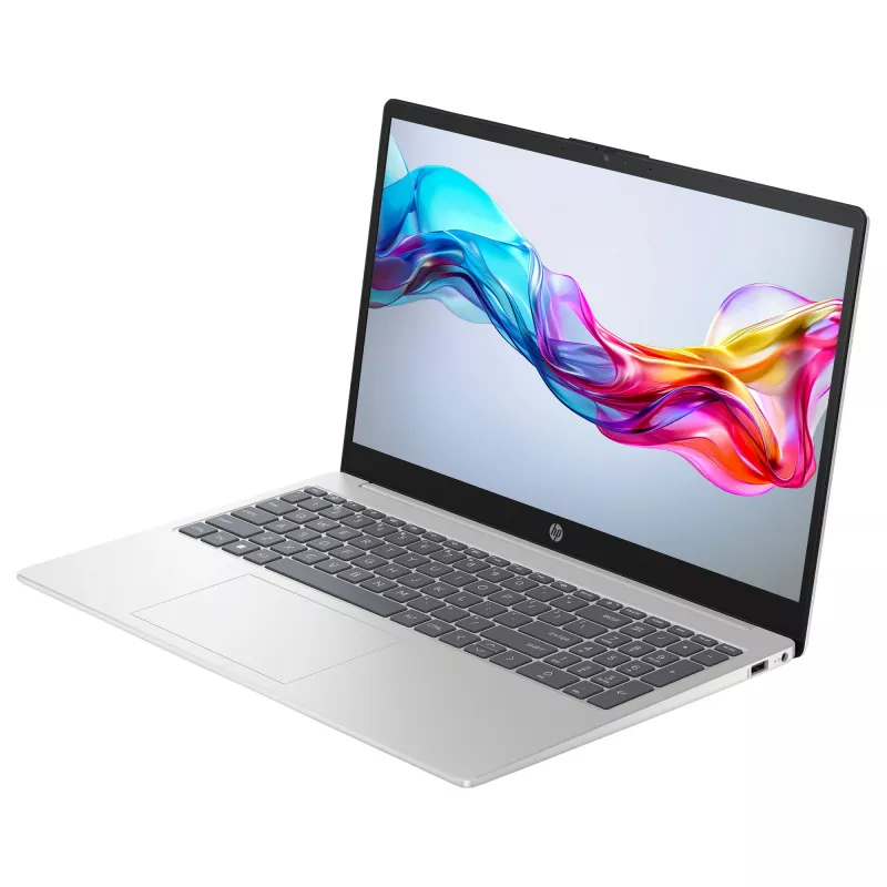 HP 15-fd0611ng nešiojamasis kompiuteris 39,6 cm (15,6 inch) 1920x1080 - Intel N100 - 128GB Flash - HDMI/USB-C - Windows 11 Home - sidabrinis (B94ZNEA)