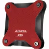 Išorinis SSD ADATA SD620 1 TB, nešiojamas, USB 3.2 Gen 2 (Micro-USB B), skaitymas 520 MB/s, rašymas 460 MB/s, atsparus smūgiams, raudonas