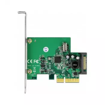 DeLOCK PCI Express x4 kortelė su 1 vidiniu USB 3.2 Gen 2 rakto B 20 kaiščių lizdu