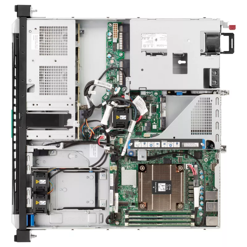 HPE ProLiant DL20 Gen11 serveris, 1U, 1 x Xeon 6333P / 3.1 GHz, 32 GB RAM, SATA, Hot-Swap 2.5 inch (P85574-425)