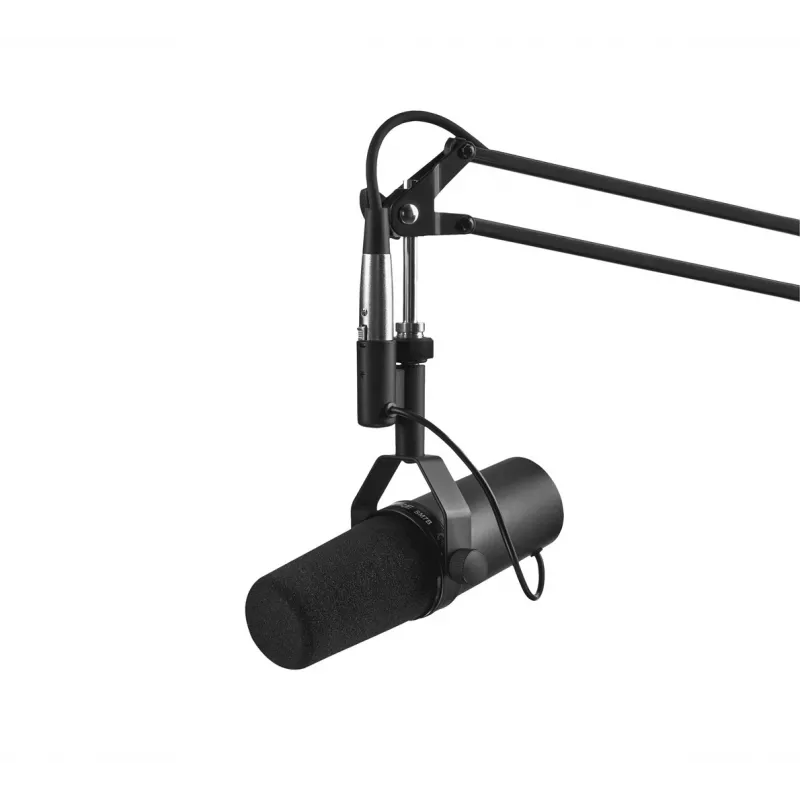 Shure SM7B mikrofonas juodas – studijinis dinaminis mikrofonas