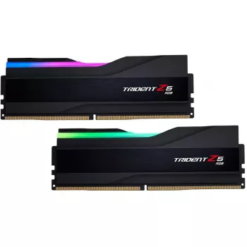 DIMM 32 GB DDR5-6000 (2x 16 GB) Dual-Kit, Arbeitsspeicher schwarz, F5-6000J3636F16GX2-TZ5RK, Trident Z5 RGB, INTEL XMP