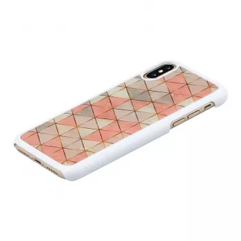 iKins dėklas iPhone XS / XS Max deimantinė balta apsauginė dėžutė