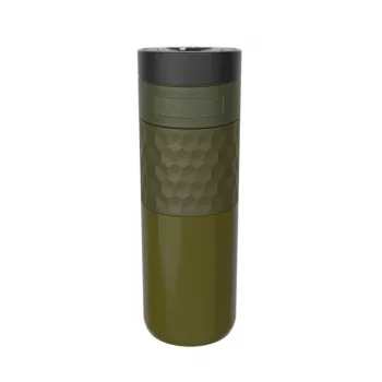 Termo puodelis Kambukka Etna Grip 500 ml, nerūdijančio plieno vakuuminis, nepratekantis, žalias, 7,1 cm skersmuo