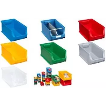 Dėžutė detalėms allit ProfiPlus Box 4 permatoma – plastikinė dėžė detalėms, atlaikanti iki 25 kg