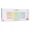 Laidinis mechaninis klaviatūra White Shark Shinobi-2 (GK-004211) — US išdėstymas, raudoni jungikliai, balta
