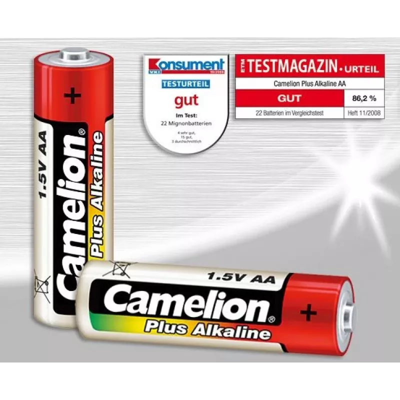 Vienkartinė šarminė baterija AA Camelion LR6-BP10 (10 vnt.)