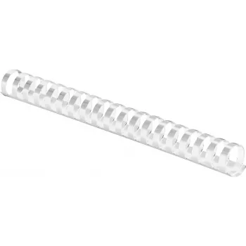 Fellowes plastikiniai įrišimo spyruoklės 16 mm, 21 žiedai, balta, 100 vnt. (5347003)