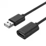 UNITEK Y-C417GBK USB kabelis USB 2.0 3 m USB A Juodas