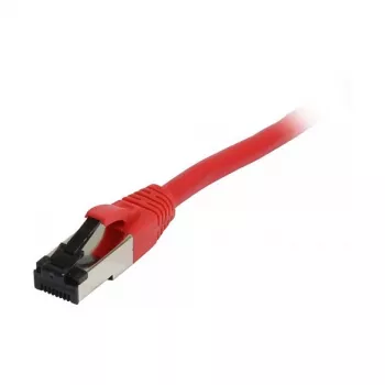 Synergy 21 Patch kabelis RJ45, CAT8.1 2000MHz, 0,5 m, raudonas, S-STP (S/FTP), TPE (Ultra SuperFlex), AWG26