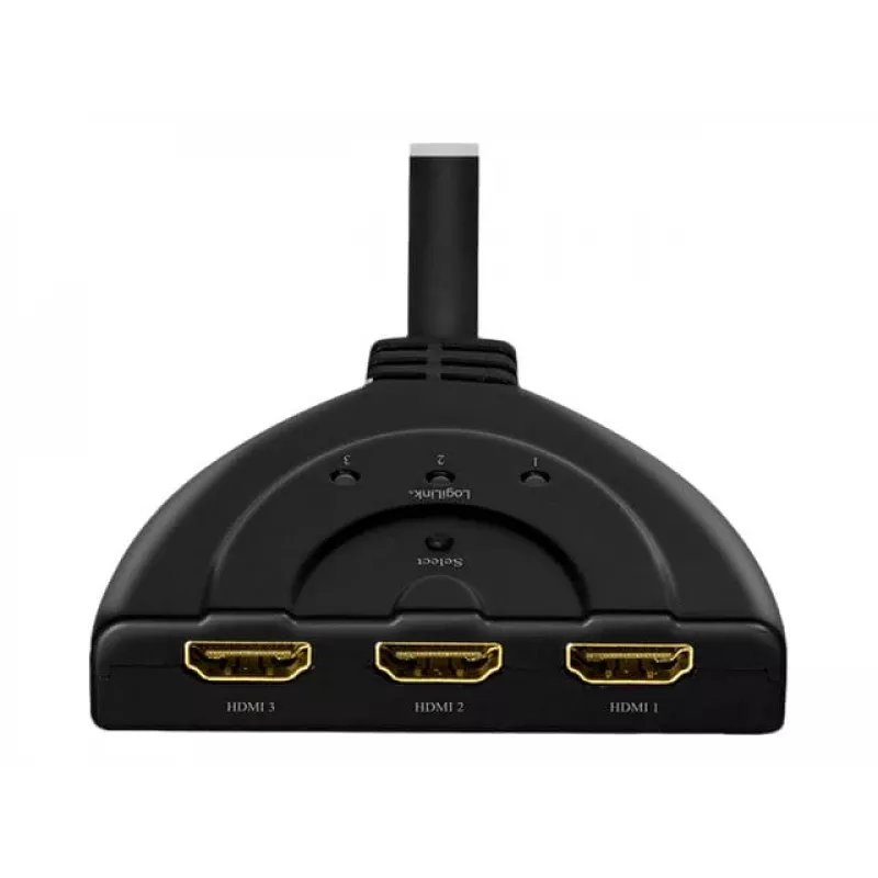 LogiLink vaizdo/garso skirstytuvas/jungiklis - 3 x HDMI - stalinis