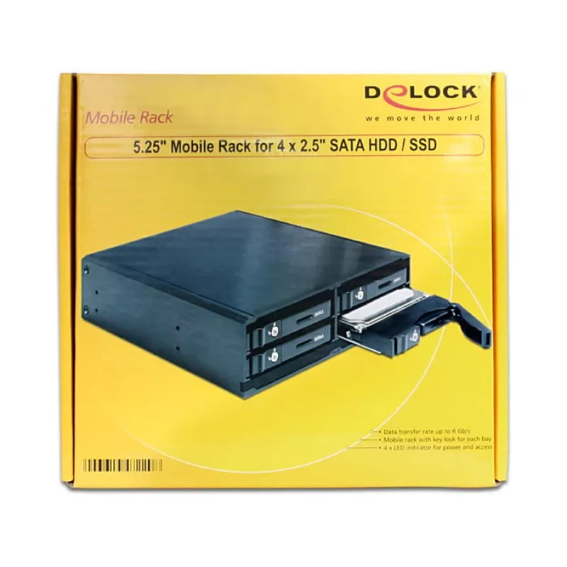 DeLOCK 47220 juodas keitimo rėmelis