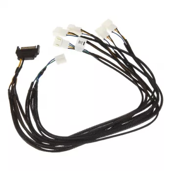 Akasa Flexa FP5S PWM skirstytuvas ventiliatoriams (5 ventiliatoriams) – pintas, 45 cm (AK-CBFA07-45)