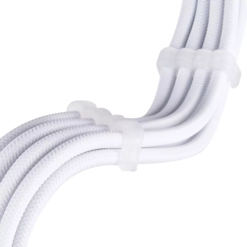 Prailginimo laidas maitinimo šaltiniui SILVERSTONE EPS 12V 8 kontaktų (30 cm) baltas SST-PP07E-EPS8W-V2