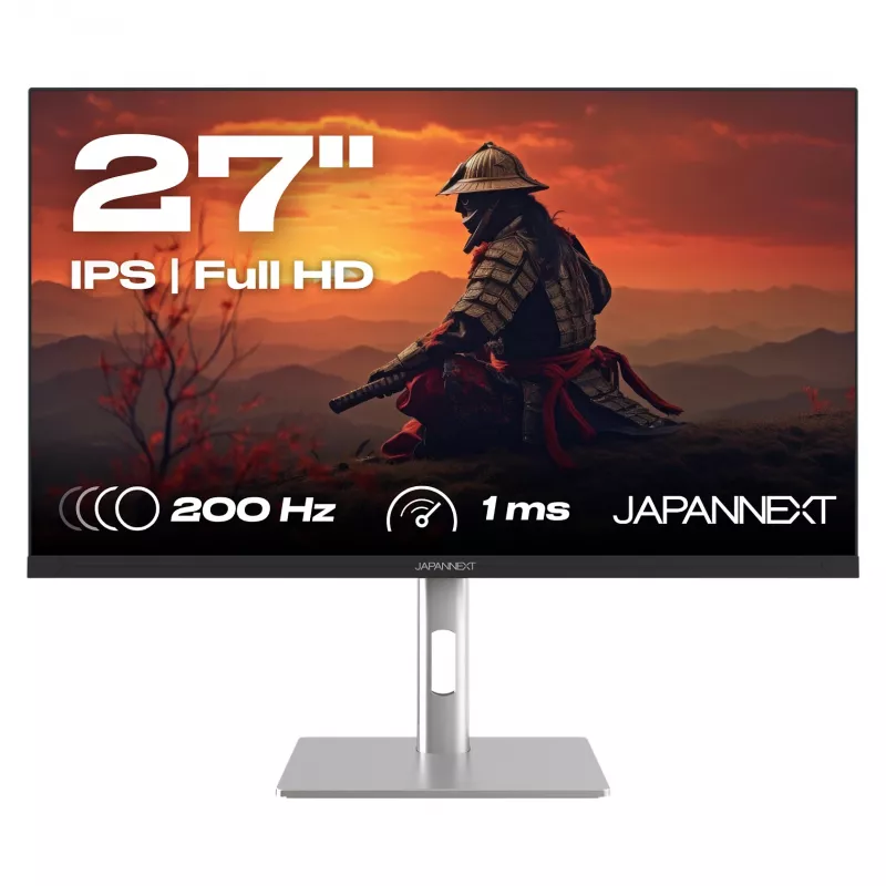 JAPANNEXT JN-I270FHD200F-HSP monitorius 68,6 cm (27 colių) Full HD LED sidabrinis