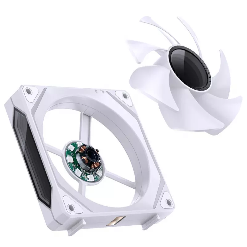 Jonsbo ZL-120W PWM ARGB 120 mm ventiliatorius baltas