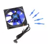 Ventiliatorius Noiseblocker BlackSilentFan X2 8 cm 1800 RPM 45 m³/h Juodas