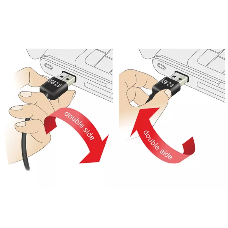 USB kabelis DeLOCK 2m USB 2.0 A - B m/m