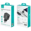 Usams USA001627 20W USB‑C įkroviklis su USB‑C laidu – greito įkrovimo adapteris telefonams ir planšetėms