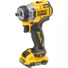 Pistolinė rankena gręžtuvas DeWalt DCD703L2T-QW — 12V, 3.0Ah x2, 1500 RPM, 10 mm greitai užveržiama griebtuvė, 25.5 N·m, 0.9 kg