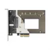 Vidinis M.2 / U.2 adapteris DELOCK 90854 – PCIe 4.0 (jungtis: PCIe, išėjimai: M.2 Key M 110 mm, U.2)