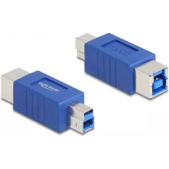 DeLOCK 67229 adapteris USB Type-B – USB Type-B, mėlynas