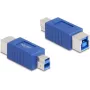 DeLOCK 67229 adapteris USB Type-B – USB Type-B, mėlynas