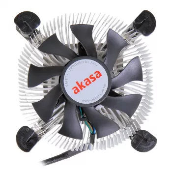 Akasa AK-CCE-7106HP procesoriaus aušintuvas, juodas, sidabrinis