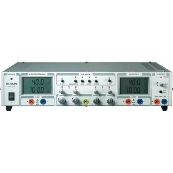 Voltcraft laboratorinis maitinimo šaltinis, reguliuojamas VSP 2410 0,1–40 V/DC 0–10 A 809 W 3x (VSP 2410)
