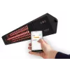 Infraredinis šildytuvas SUNRED PRO25W-SMART, sieninis trikampis tamsus, 2500 W, juodas, IP55