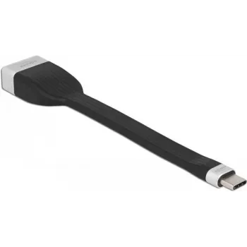DeLOCK 86731 USB Type-C į DisplayPort plokščias juostinis kabelis, 4K 60 Hz, 13,5 cm