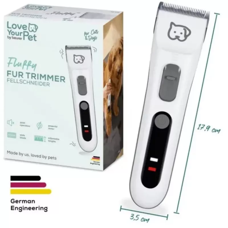 Gyvūnų kailio kirpimo mašinėlė šunims ir katėms Beurer Fluffy PP110