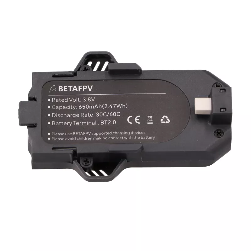 Akumuliatorių rinkinys BetaFPV Aquila16 65C 650mAh 2 vnt., 3.8V