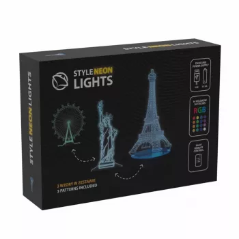 Manta SNL125RGB LED dekoratyvinė RGB 3D pastatų lemputė
