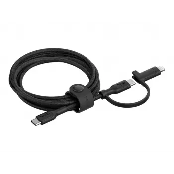 USB laidas Belkin BoostCharge Pro 1,5 m USB-C į USB-C/Lightning juodas
