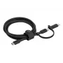USB laidas Belkin BoostCharge Pro 1,5 m USB-C į USB-C/Lightning juodas