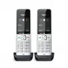 Gigaset COMFORT 500HX duo analoginis/DECT belaidis telefonas su skambučio numerio rodymu, juodas/sidabrinis