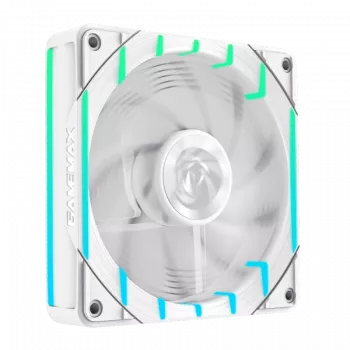 GAMEMAX TORNADO T12 ARGB-RW 120mm baltas atvirkštinės mentės korpuso ventiliatorius