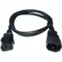 Zebra CS-CAB-IEC-L maitinimo laidas, juodas, 1 m, C13/C14