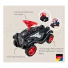 Vaikiškas automobilis Simba-Dickie BIG Bobby Car Classic Little Rocker juodai raudonas, modelis 800056144
