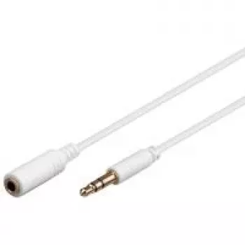 Prailginimo laidas Goobay 97112 0,5 m 3,5 mm Baltas