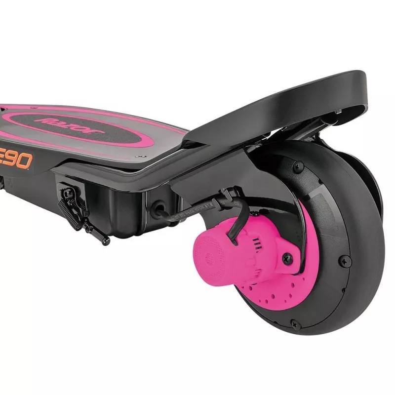 Paspirtukas Razor Power Core E90 16 km/h Juoda, Rožinė