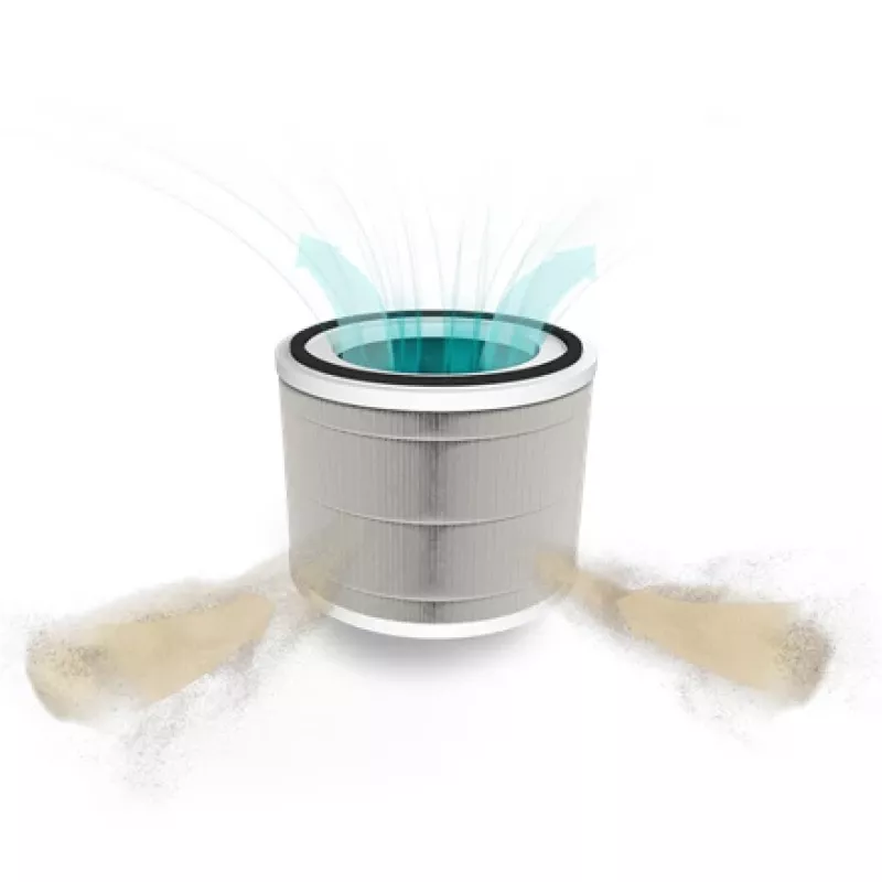Duux HEPA+anglies filtras Bright Air Purifier ir Sphere oro valytuvui (DXPU06 / DXPU07) | Baltas