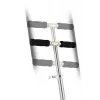 Paspirtukas Razor A5 Lux – aliuminis, 20 cm poliuretano ratai, sulankstomas, reguliuojamo aukščio, maks. apkrova 100 kg, juodas