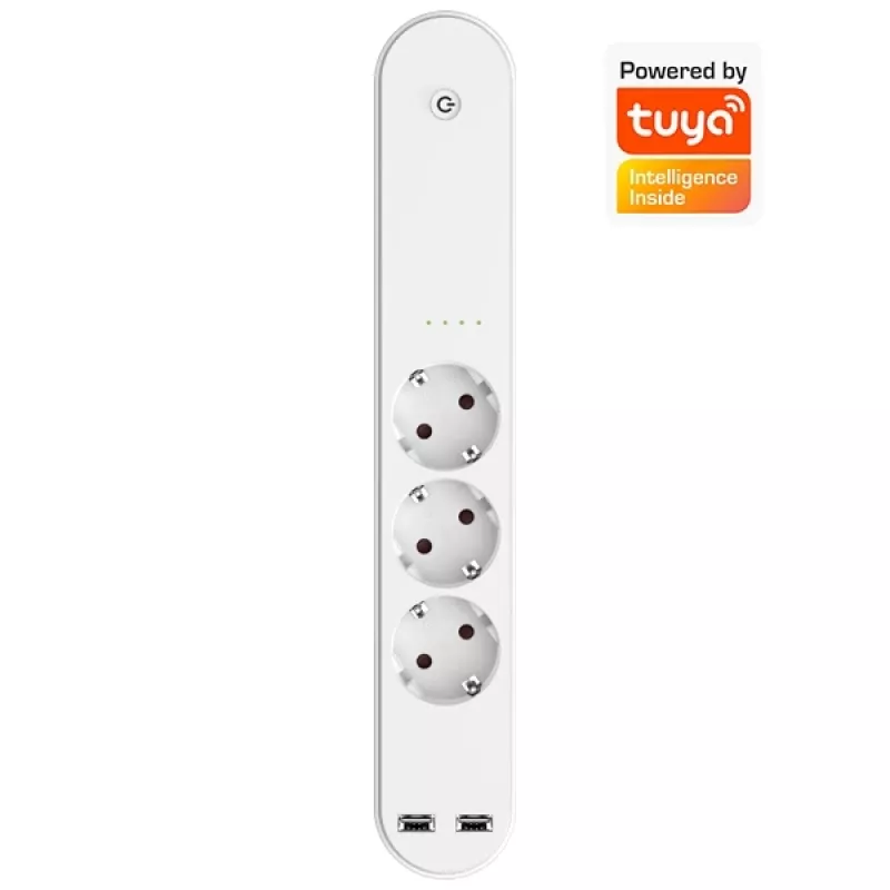 Išmanusis ilgintuvas Denver SHP-310U 3 AC lizdai F tipas 3680 W