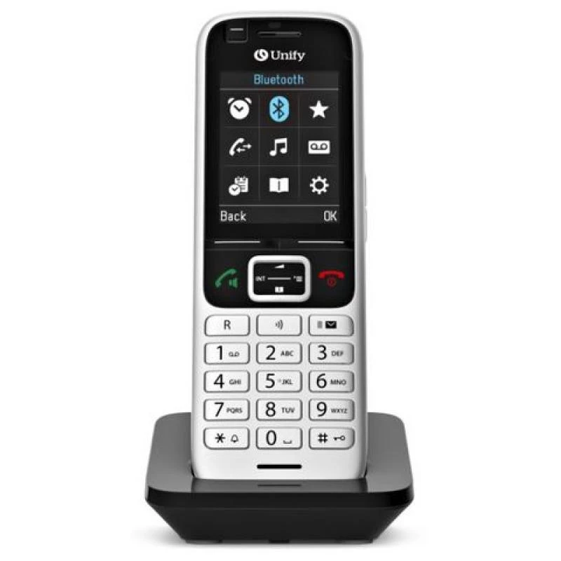 „OpenScape DECT Phone S6“ belaidis ragelis (sidabrinis, 2,4 colio TFT ekranas)
